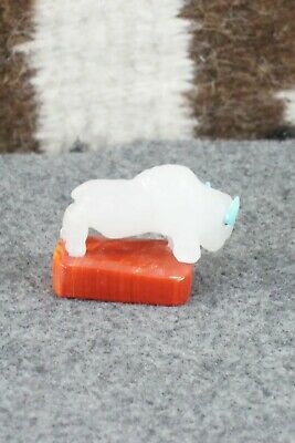 Buffalo Zuni Fetish Carving - Sullivan Shebola