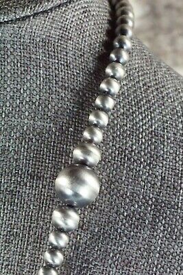 Sterling Silver Navajo Pearl Necklace - Jan Mariano