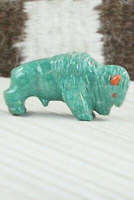 Buffalo Zuni Fetish Carving - Andres Quandelacy
