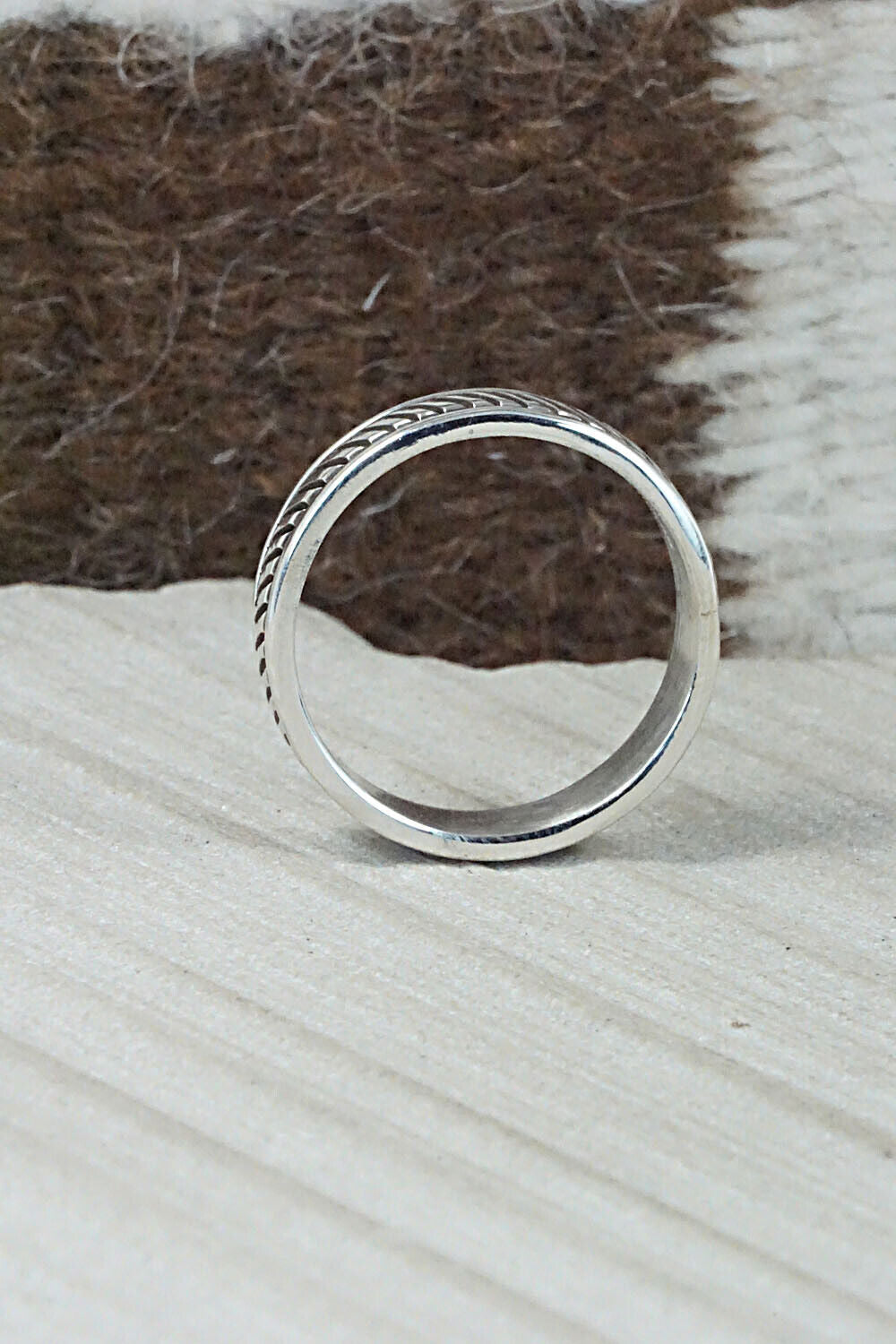 Sterling Silver Ring - Bruce Morgan - Size 11.25