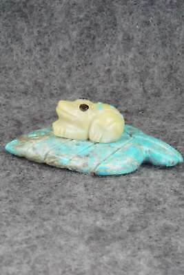 Frog Zuni Fetish Carving - Reynold Lunasee
