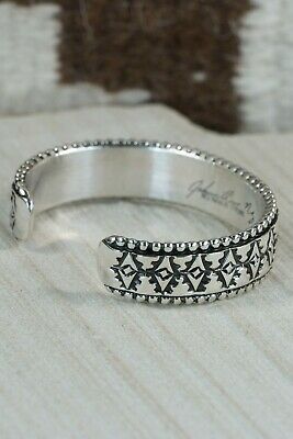 Navajo Sterling Silver Bracelet - Jonathan Nez