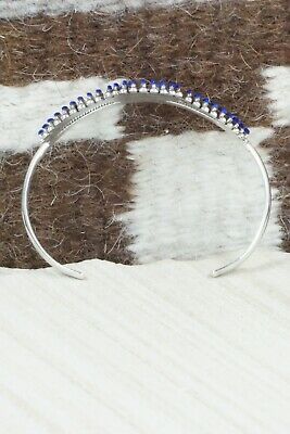 Lapis & Sterling Silver Bracelet - Stewart Nakatewa