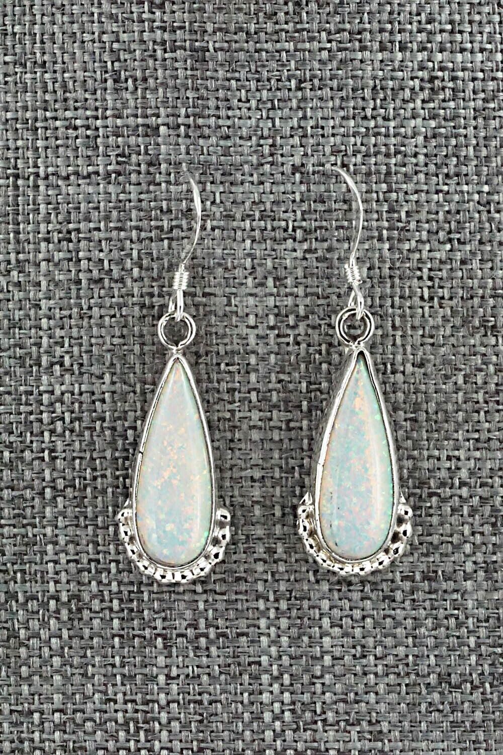 Opalite & Sterling Silver Earrings - Verley Betone