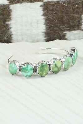 Turquoise & Sterling Silver Bracelet - Thomas Yazzie - High Lonesome Trading