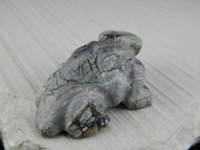 Frog Zuni Fetish Carving - Herbert Him Jr - High Lonesome Trading