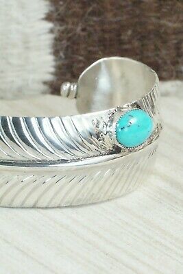 Turquoise & Sterling Silver Bracelet - Aaron Davis