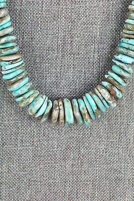 Turquoise & Sterling Silver Necklace - Navajo