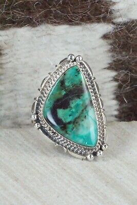 Turquoise & Sterling Silver Ring - Daniel Benally - Size 7.75