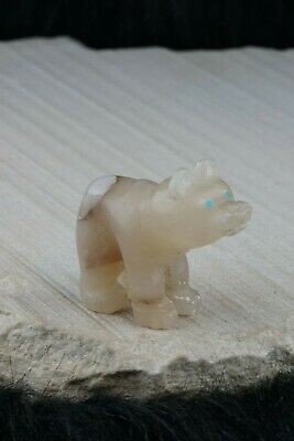 Bear Zuni Fetish Carving - Keith Beyuka - High Lonesome Trading