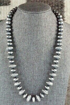 Sterling Silver Navajo Pearl Necklace - Presley Haley