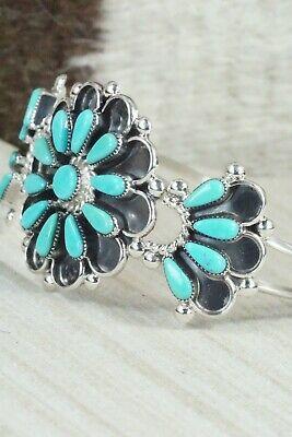 Turquoise & Sterling Silver Bracelet - Delbert Booqua - High Lonesome Trading