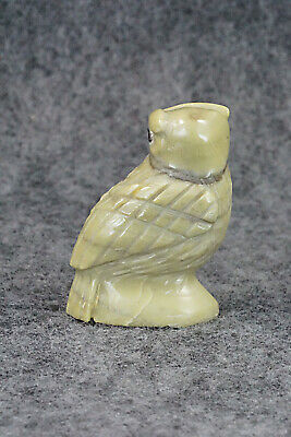 Owl Zuni Fetish Carving - Edison Bobelu