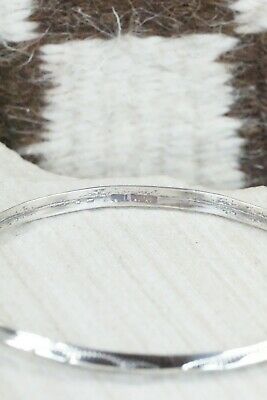 Navajo Sterling Silver Bangle Cuff - Elaine Tahe