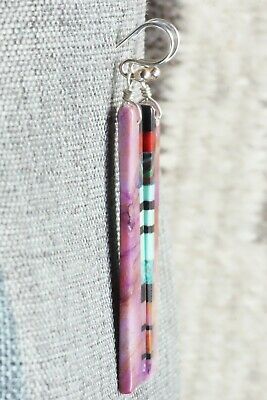Multi Stone & Sterling Silver Earrings - Ronald Chavez