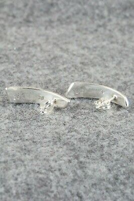 Lapis & Sterling Silver Earrings - Eldrick Seoutewa