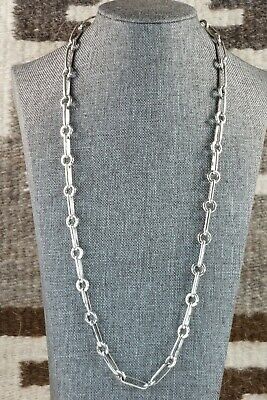 Navajo Sterling Silver Chain Necklace - Ben Begay