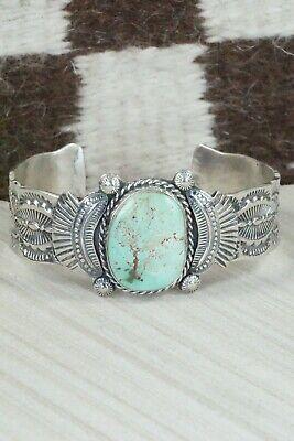 Turquoise & Sterling Silver Bracelet - Garrett Hale - High Lonesome Trading