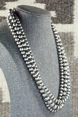 3 Strand Sterling Silver Necklace - Jan Mariano - High Lonesome Trading