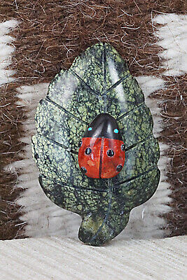 Ladybug Zuni Fetish Carving - Reynold Lunasee