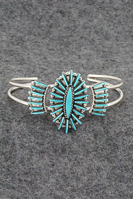 Turquoise & Sterling Silver Bracelet - Carla Laconsello