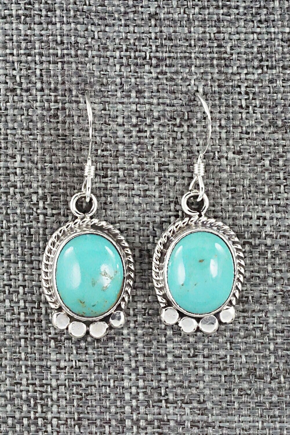 Turquoise and Sterling Silver Earrings - Sharon McCarthy