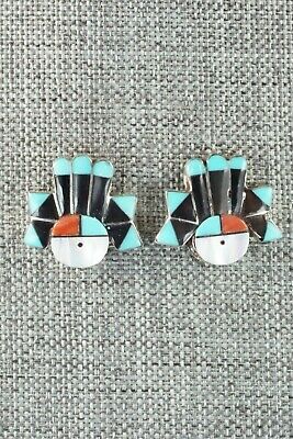 Multi Stone & Sterling Silver Earrings - Clayton Vacit