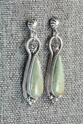 Turquoise & Sterling Silver Earrings - Verley Betone