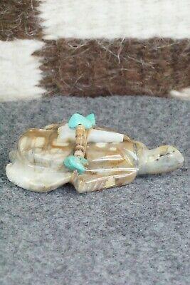 Turtle Zuni Fetish Carving - Daisy Natewa - High Lonesome Trading