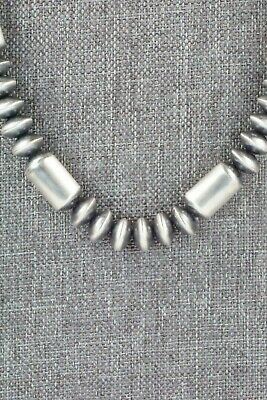 Sterling Silver Navajo Pearl Necklace - Tonisha Haley
