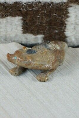 Badger Zuni Fetish Carving - Chris Cellicion - High Lonesome Trading