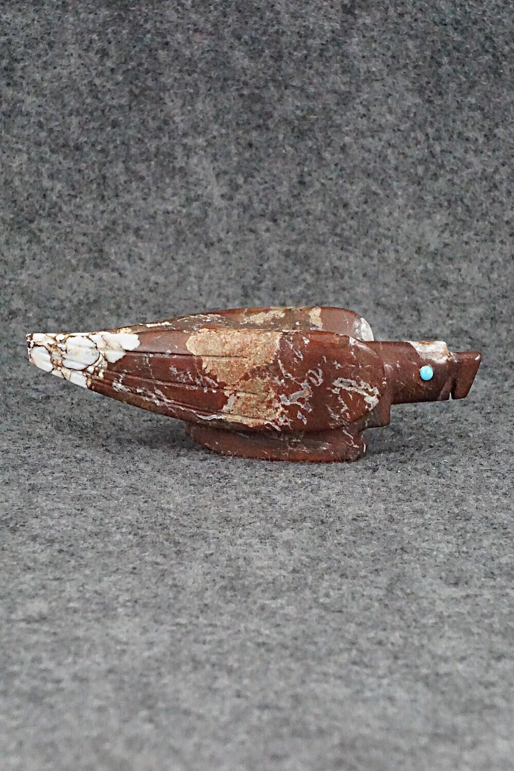 Eagle Zuni Fetish Carving - Ronnie Lunasee