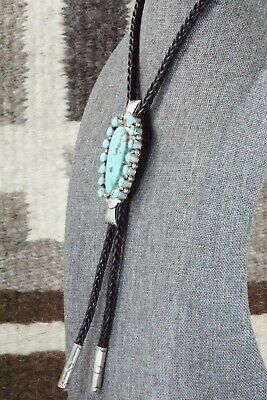 Turquoise & Sterling Silver Bolo Tie - Annette Martinez