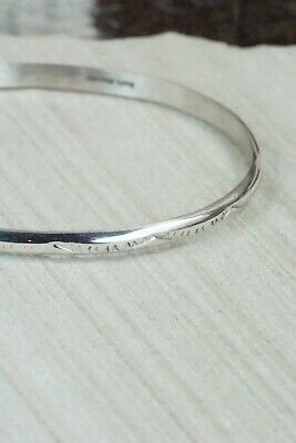 Sterling Silver Bangle - Elaine Tahe