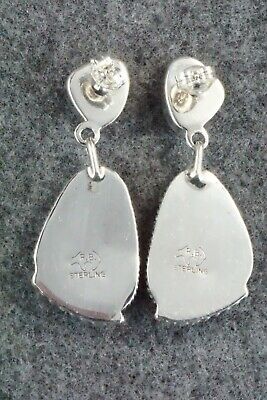 Turquoise and Sterling Silver Earrings - Sadie Jim