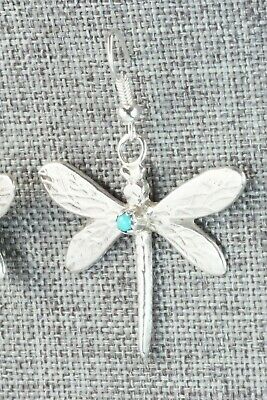 Turquoise & Sterling Silver Earrings - Pauline Nelson