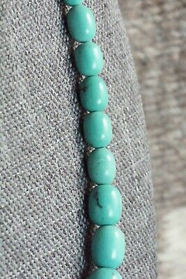 Turquoise & Sterling Silver Necklace - Louise Joe