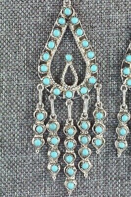 Turquoise & Sterling Silver Earrings - Wayne Johnson Jr.
