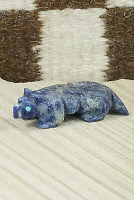 Badger Zuni Fetish Carving - Ronnie Lunasee