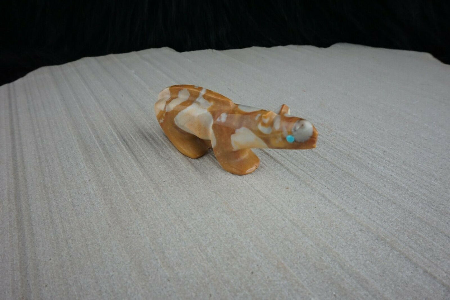 Mountain Lion Zuni Fetish Carving - Ronnie Lunasee - High Lonesome Trading