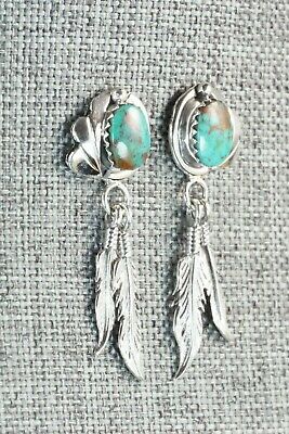 Turquoise & Sterling Silver Earrings - Rita Largo
