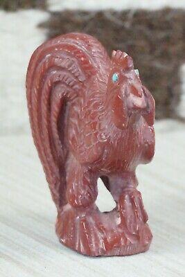 Rooster Zuni Fetish Carving - Derrick Kaamasee - High Lonesome Trading