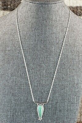 Navajo Turquoise & Sterling Silver Necklace - Sharon McCarthy