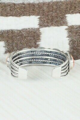 Spiny Oyster & Sterling Silver Bracelet - Rick Martinez