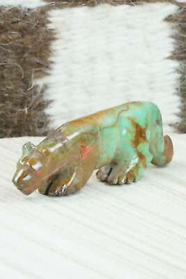Mountain Lion Zuni Fetish Carving - Andres Quandelacy