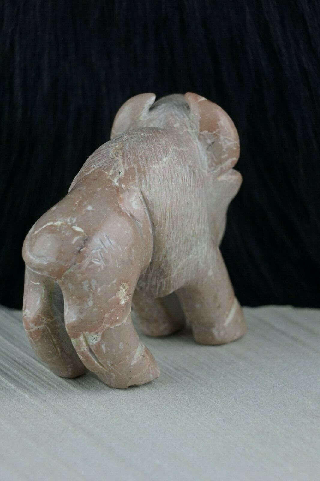 Buffalo Zuni Fetish Carving - Jonas Hastito - High Lonesome Trading