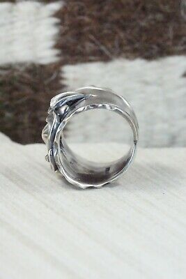 Navajo Sterling Silver Ring - Delbert Gordon - Size 10.5