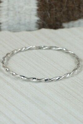 Sterling Silver Bangle - Elaine Tahe