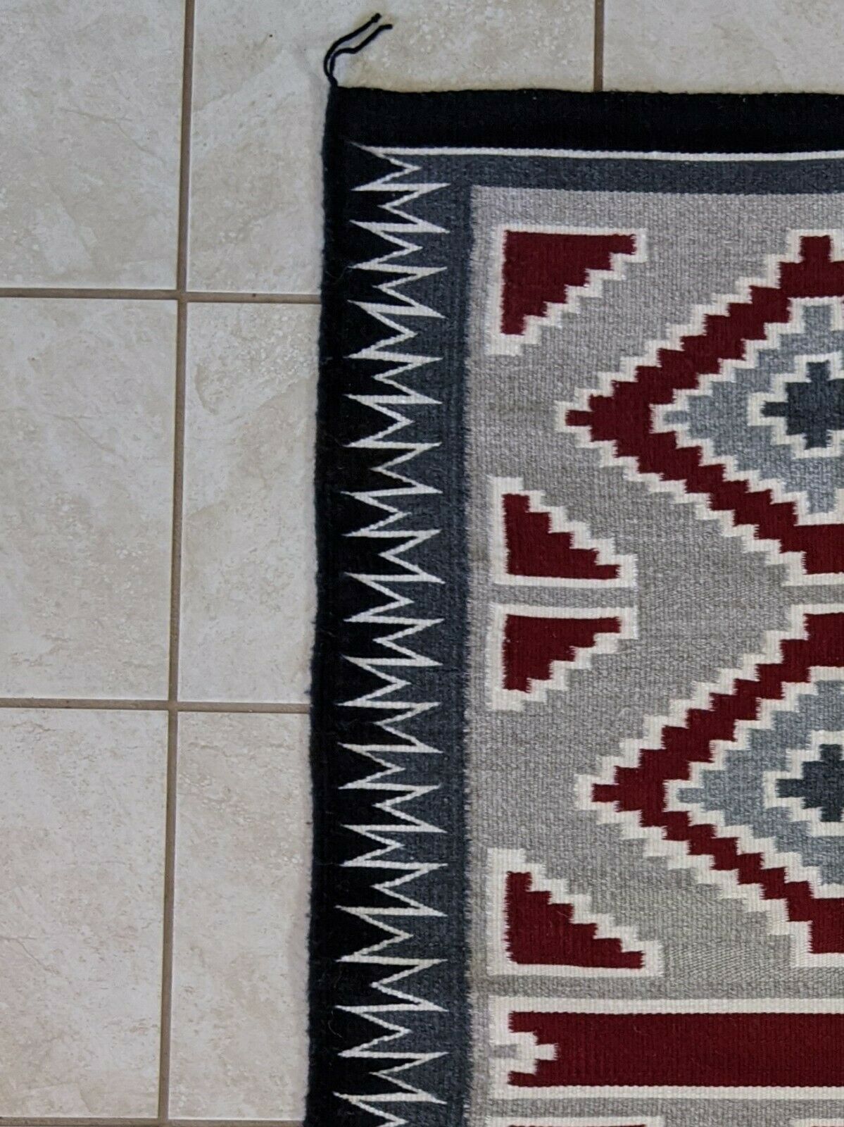 Navajo Handwoven Rug - 58in x 29.5in - Tanisha Charley