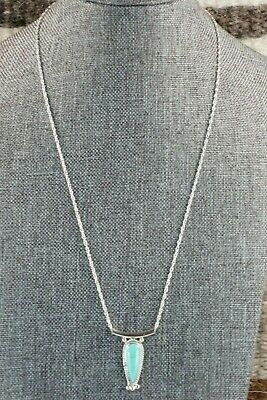 Navajo Turquoise & Sterling Silver Necklace - Sharon McCarthy